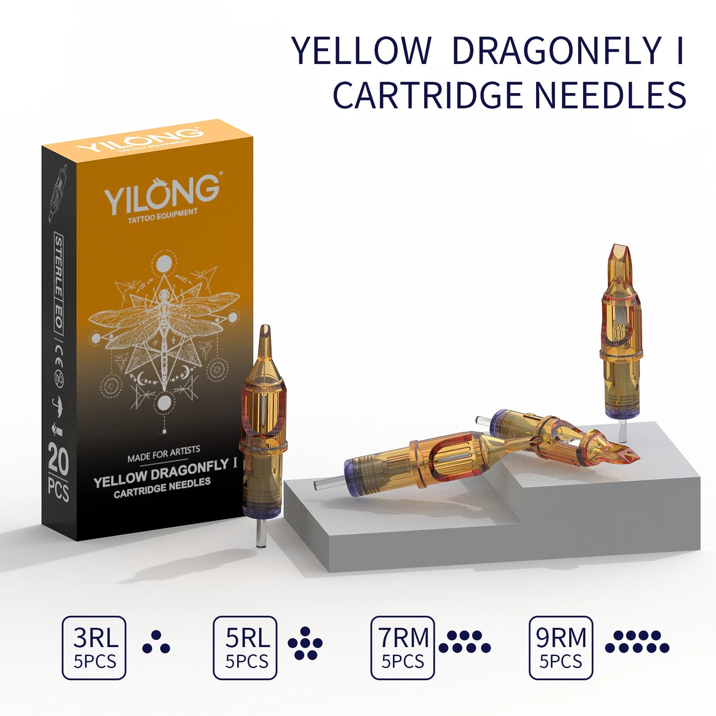YILONG Wireless Rotary Tattoo Pen Kit With 1500mAh Power Supply