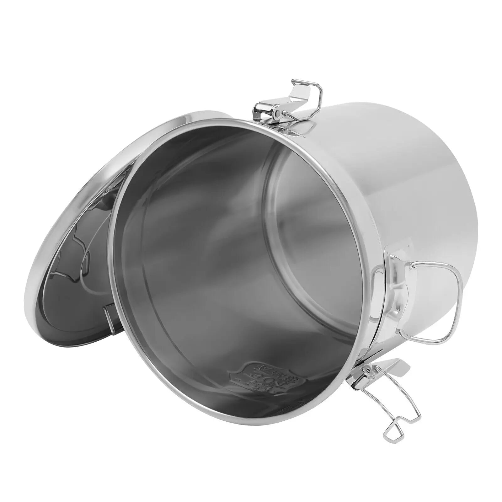 21L/33L Airtight Rice Bucket Canister Food Storage Container 304 Stainless Steel by S And B Enterprise
