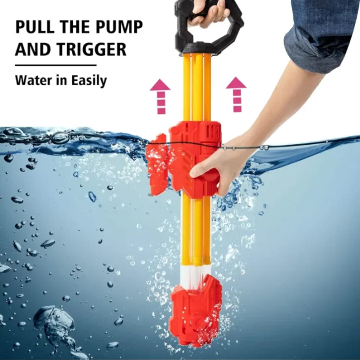 2-Pack Water Guns For Kids, Teens, And Adults Soaker Blasters