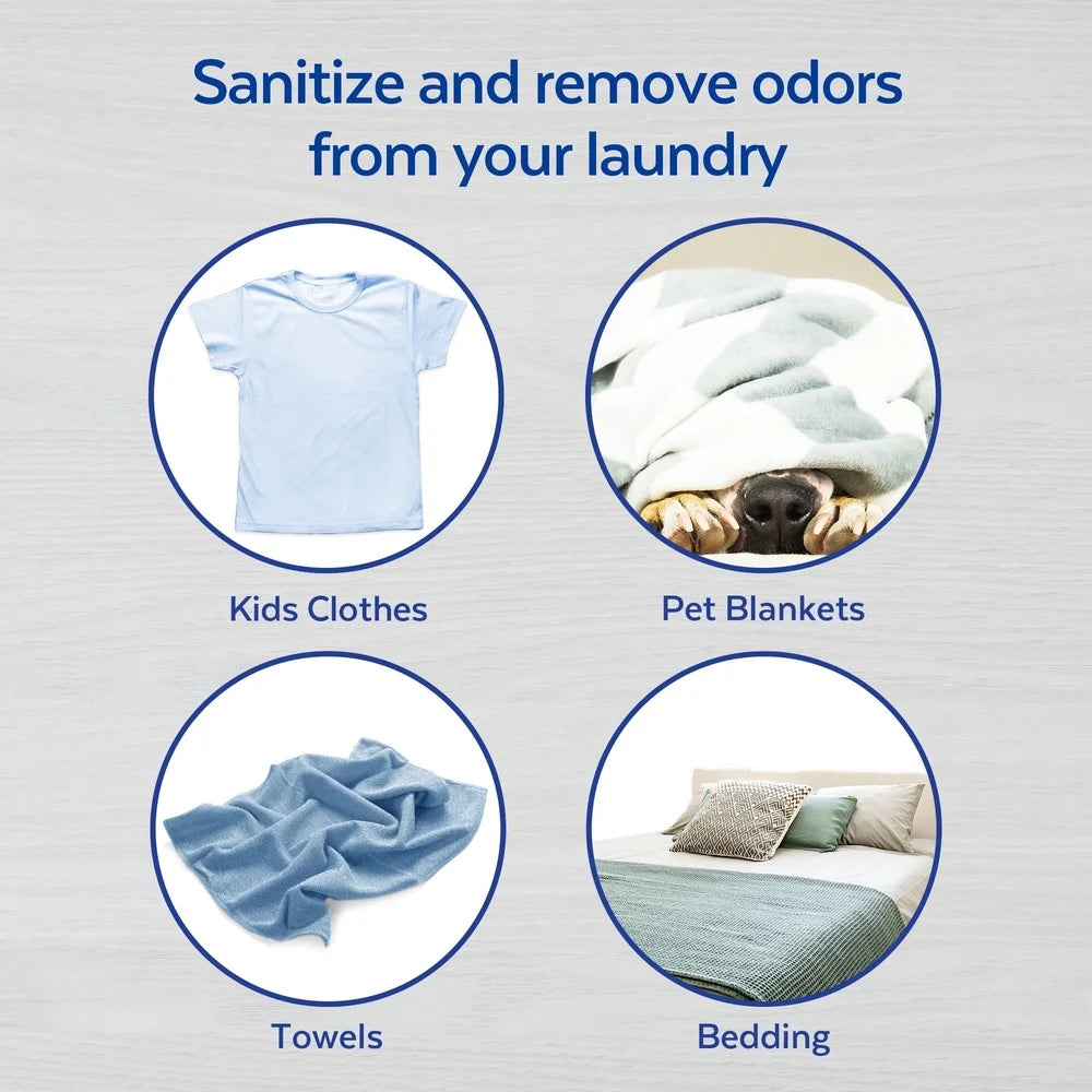 Laundry Sanitizer Additive Kills 99 Percent Bacteria Bleach Free