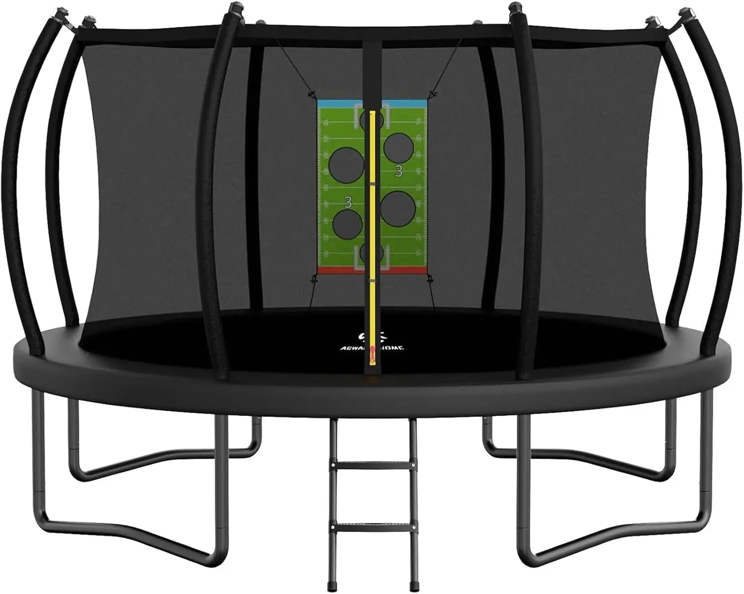 Outdoor Recreational Trampoline With Safety Enclosure And Rust Resistant by S And B Enterprise