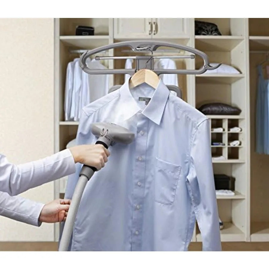 Abay Upright Garment Steamer With Roll Wheels Fabric Brush