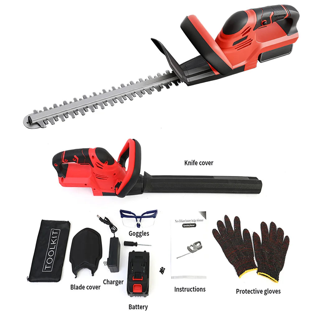 Cordless Hedge Trimmer With Battery Included For Garden Yard Care by S And B Enterprise