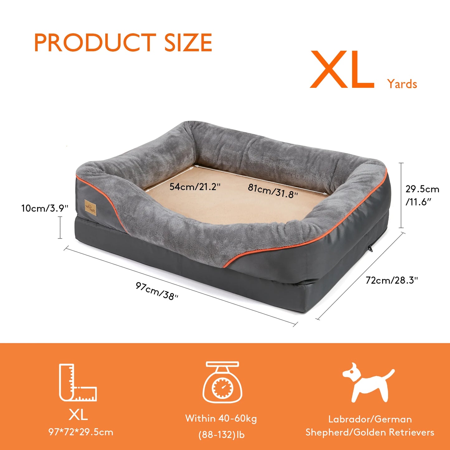 BINGOPAW Dog Bed With Washable Cover Anti Allergy Warm Fleece by S And B Enterprise
