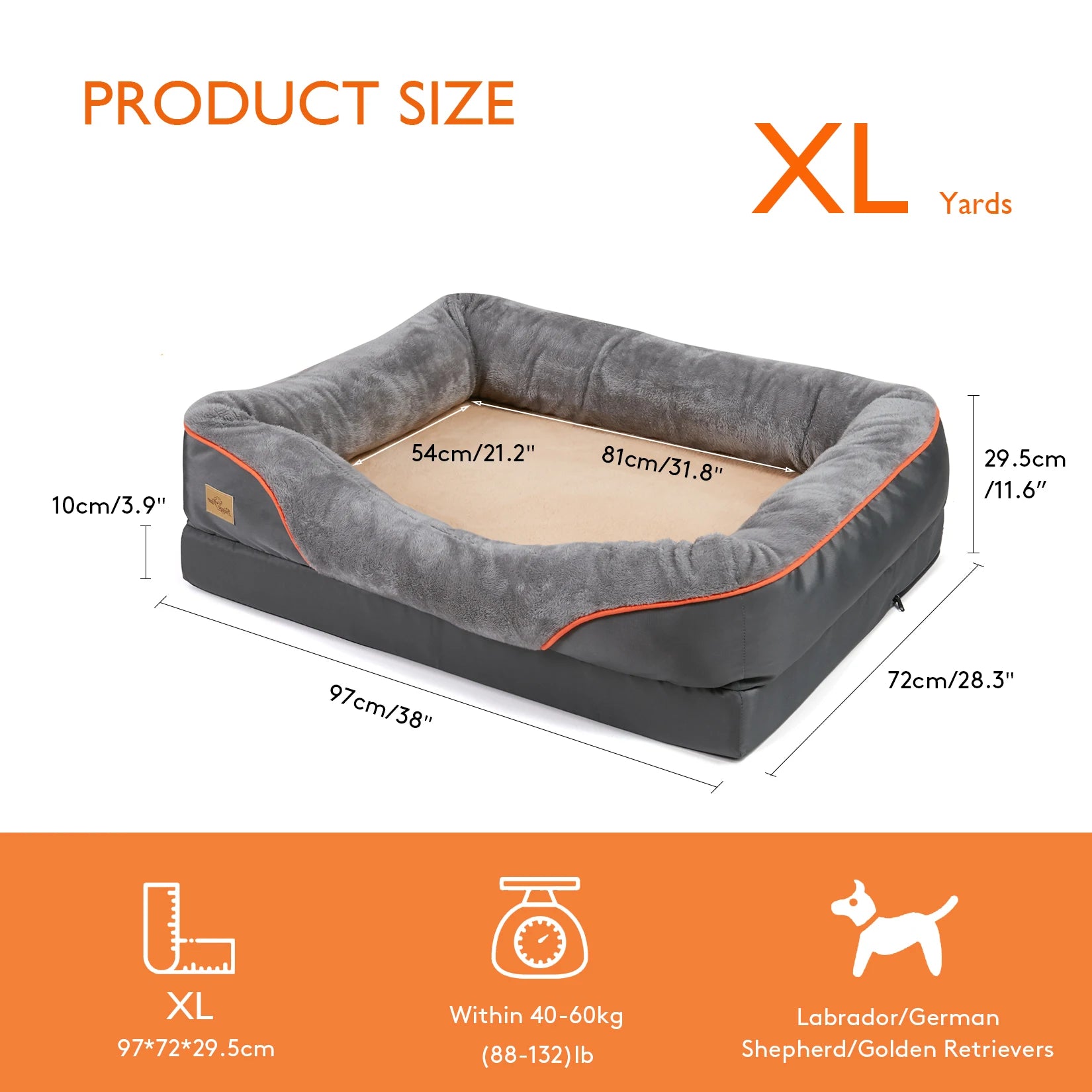 BINGOPAW Dog Bed With Washable Cover Anti Allergy Warm Fleece by S And B Enterprise