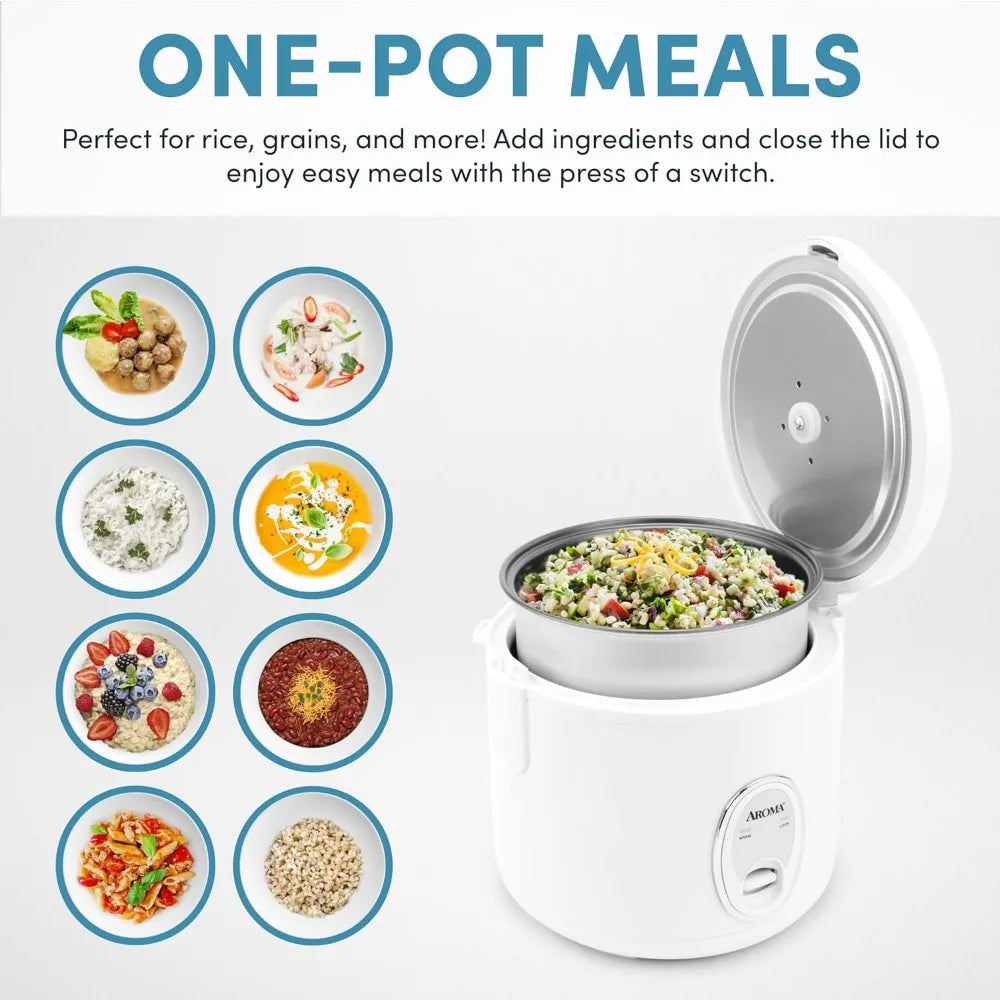 8 Cup Cooked 4 Cup Uncooked Cool Touch Rice Cooker by S And B Enterprise