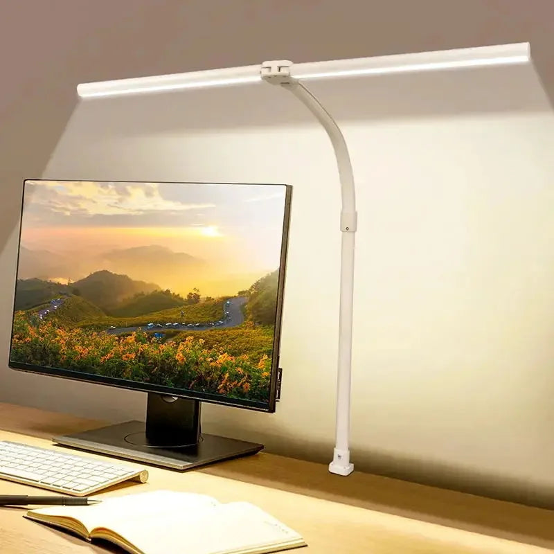 LAOPAO Double Head LED Desk Lamp With 5 Lighting Modes by S And B Enterprise