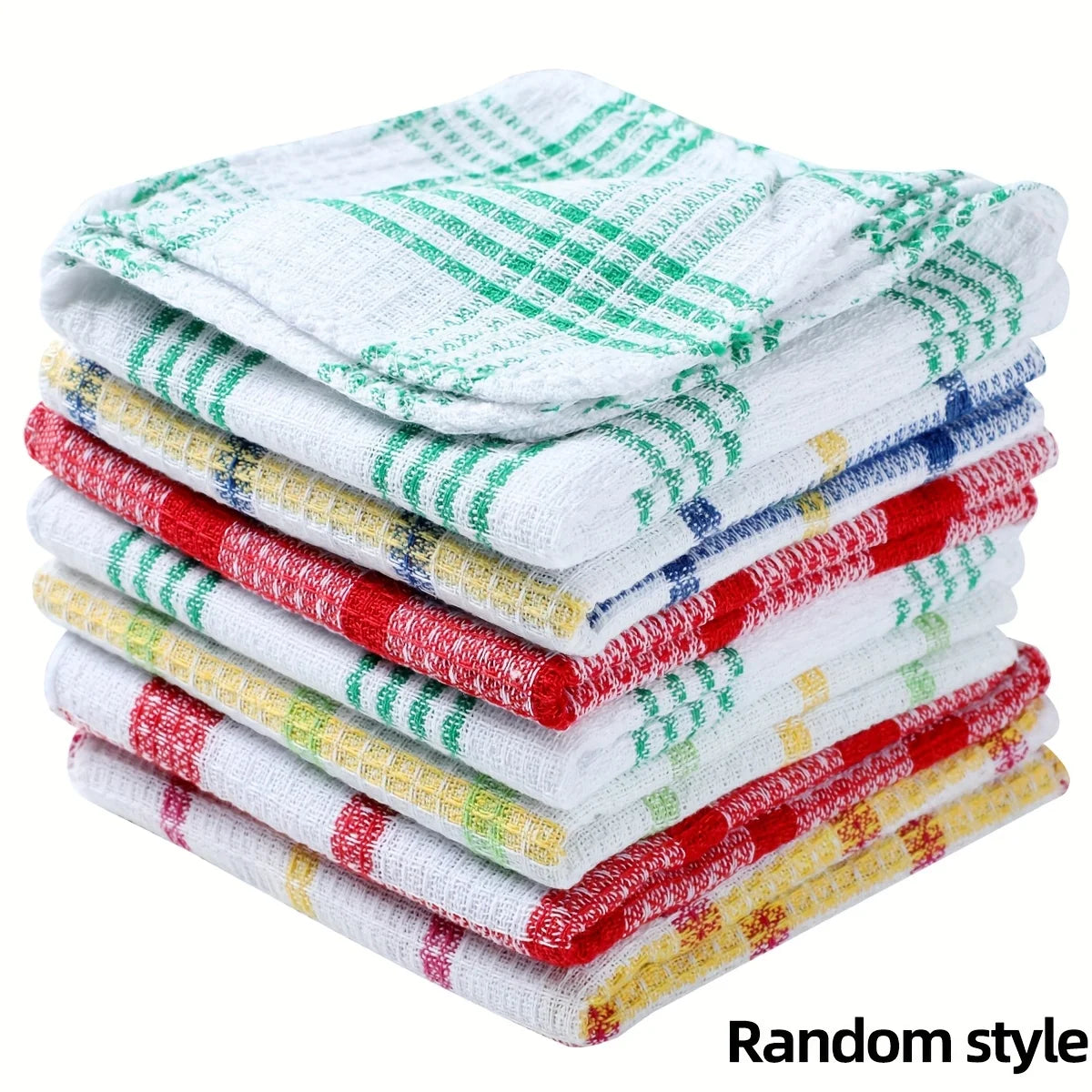 Plaid Microfiber Kitchen Towels Pack For Absorbent Dishcloths by S And B Enterprise