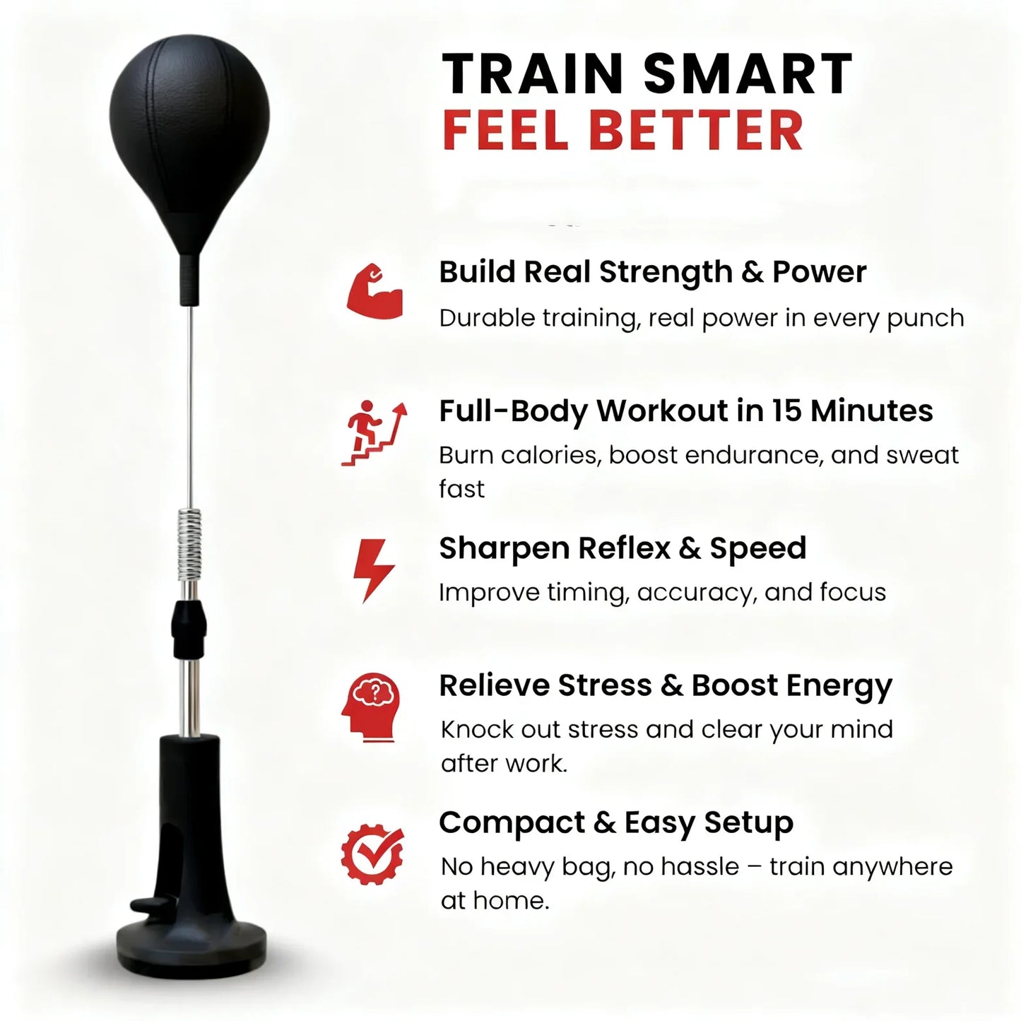 Cobra Boxing Reflex Pro Bag for Home Fitness Training by S And B Enterprise