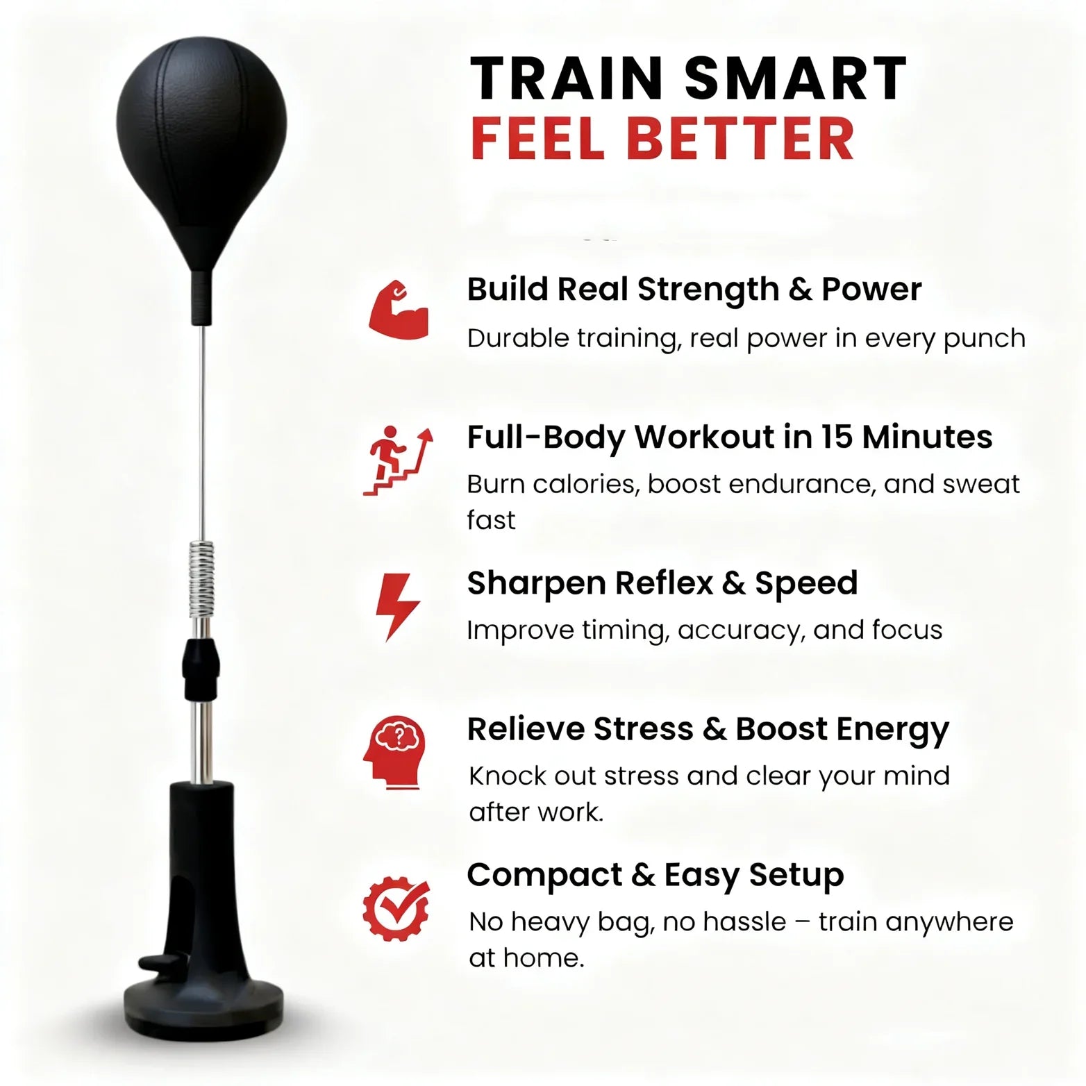 Cobra Boxing Reflex Pro Bag for Home Fitness Training by S And B Enterprise