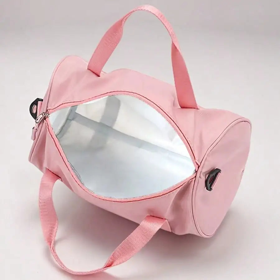 Mini Gym Bag Small Barrel Duffle Crossbody Tote For Women Men Workout Bag Lightweight For Weekender Travel Sports Yoga Fitness Dance by S And B Enterprise