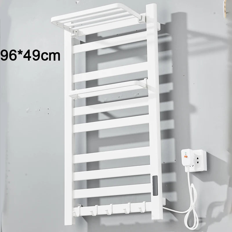Shinesia Electric Towel Warmer Rack With Digital Display And Temperature Control by S And B Enterprise