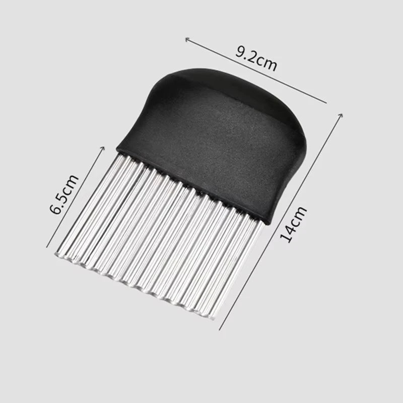 Stainless Steel Potato Chip Slicer And Wavy Crinkle Cutter French Fry Maker by S And B Enterprise