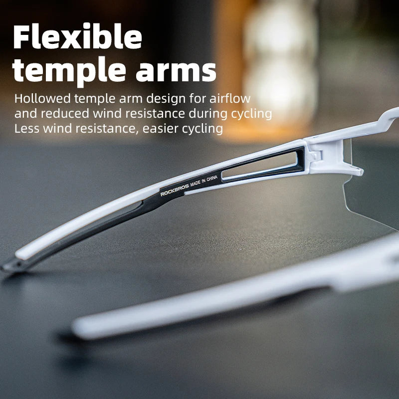 ROCKBROS Photochromic Polarized Cycling Glasses UV400 Protection
