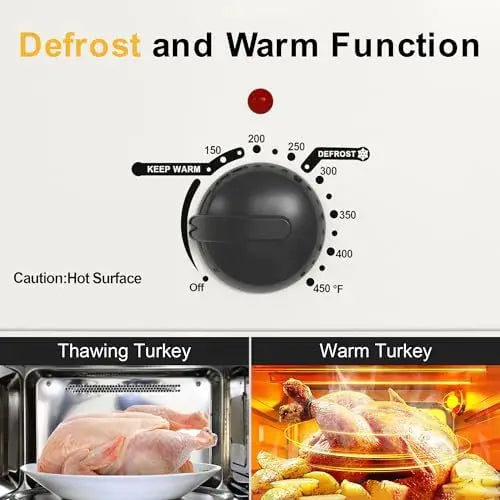 XMSJ Electric Roaster Oven With Viewing Lid Cool Touch Exterior by S And B Enterprise