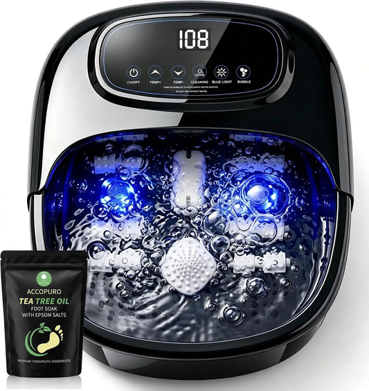 Foot Spa Bath Massager With Ozone UV Heat Bubbles Rollers by S And B Enterprise