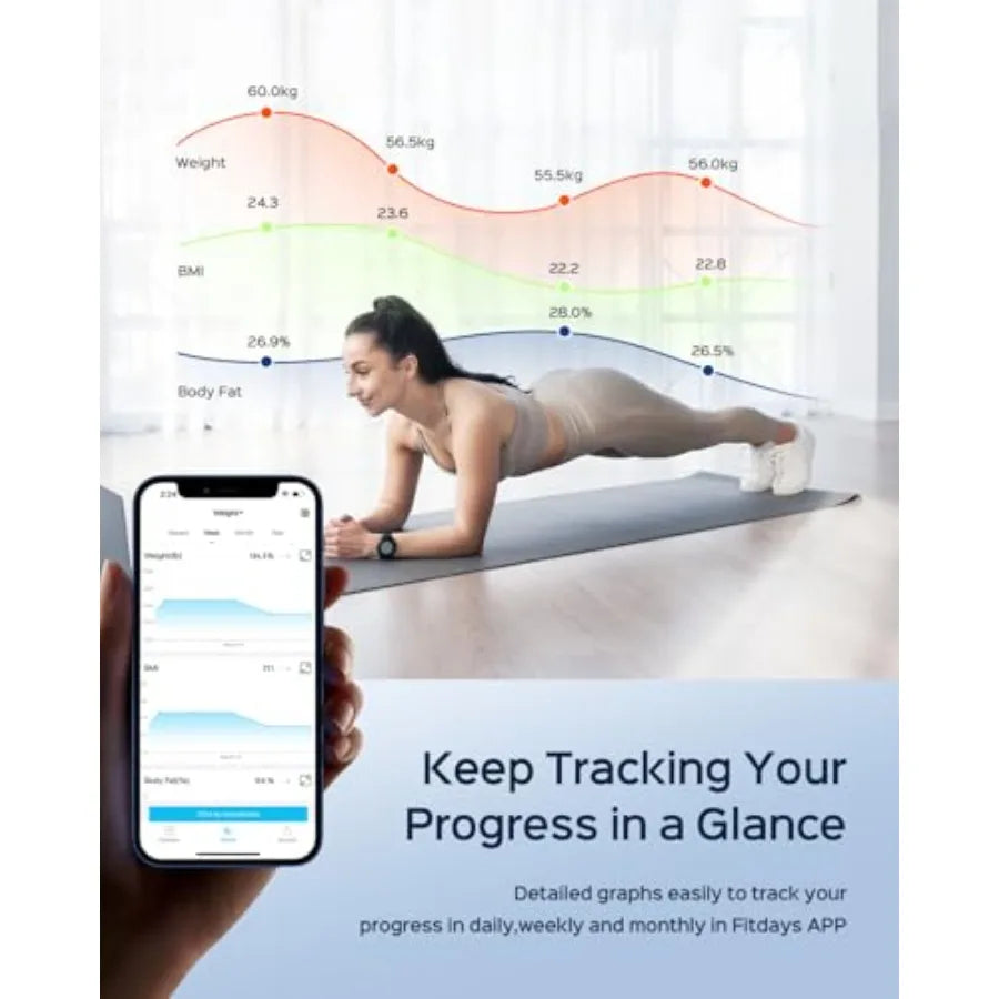 Body Health Pod 8-Electrode Smart Scale With BMI Body Fat Muscle Mass