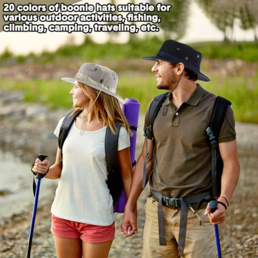 Outdoor Boonie Hat for Hiking and Camping With Wide Brim by S And B Enterprise