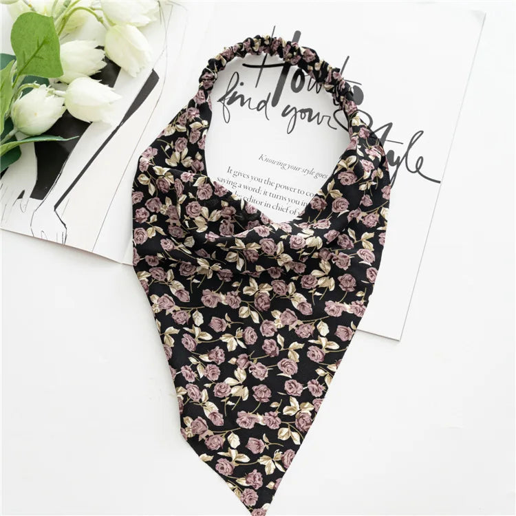 Bohemia Bandana Hair Scarf For Women Paisley Vintage Headwear