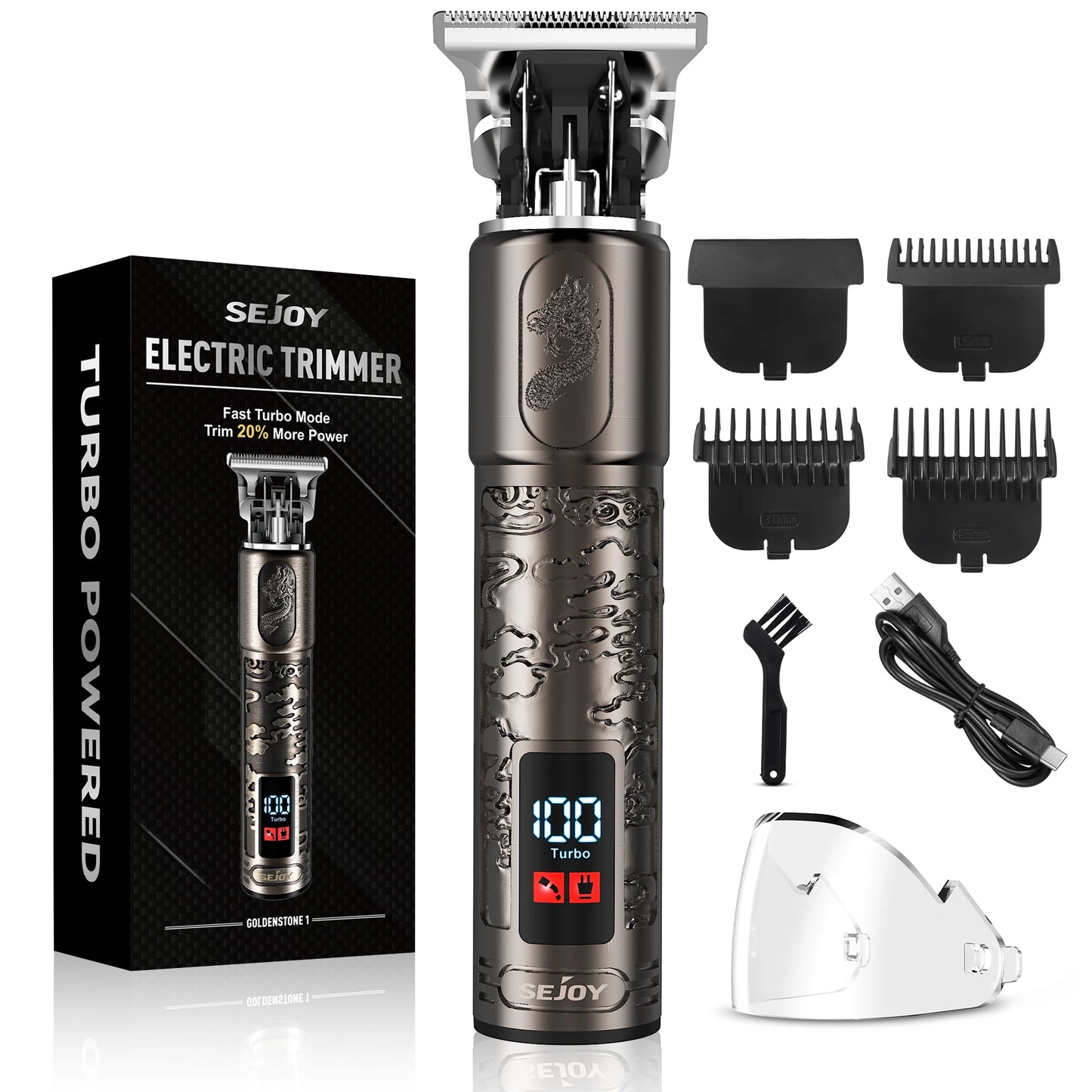 Sejoy Electric Shaver Rechargeable For Men 3D Floating Cutter Head