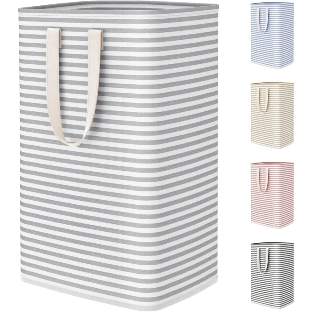 Collapsible Laundry Hamper With Handles Freestanding Waterproof Design by S And B Enterprise