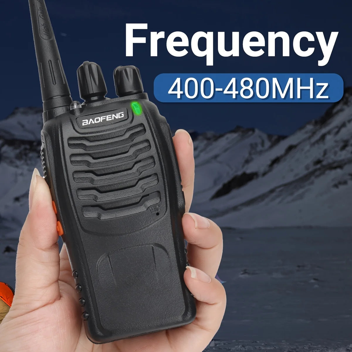 Baofeng Long Range Walkie Talkies for Adults with Earpieces, 16 Channel Rechargeable Handheld Two Way Radio Walky Talky with Flashlight VOX for Adventure Family Camping Hiking Skiing Cruise by S And B Enterprise