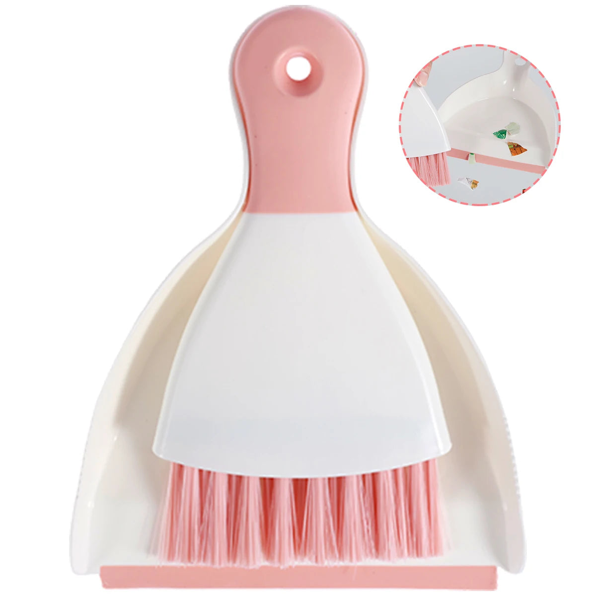 Mini Dustpan And Brush Set Desktop Cleaning Kit For Office Desk by S And B Enterprise