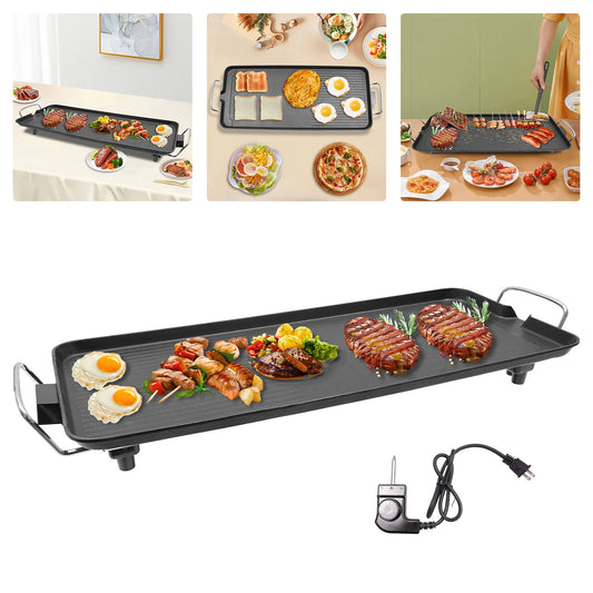 Electric Griddle Grill 1500W Nonstick Aluminum Indoor Outdoor by S And B Enterprise