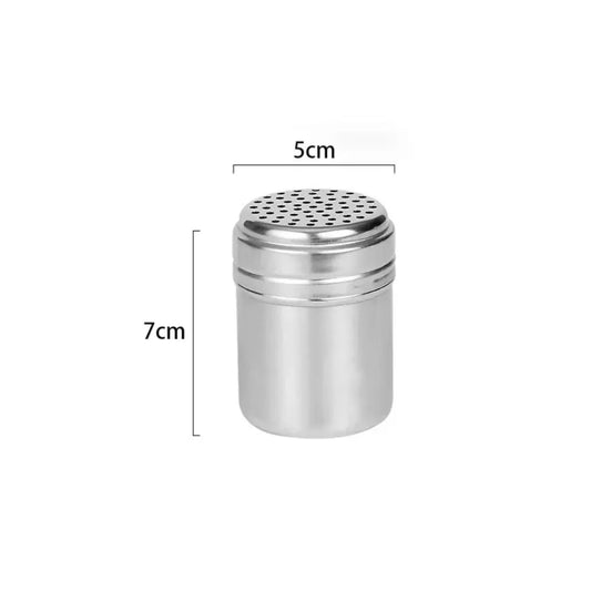 Stainless Steel Spice Jar With Rotating Cover Salt Sugar Shaker by S And B Enterprise