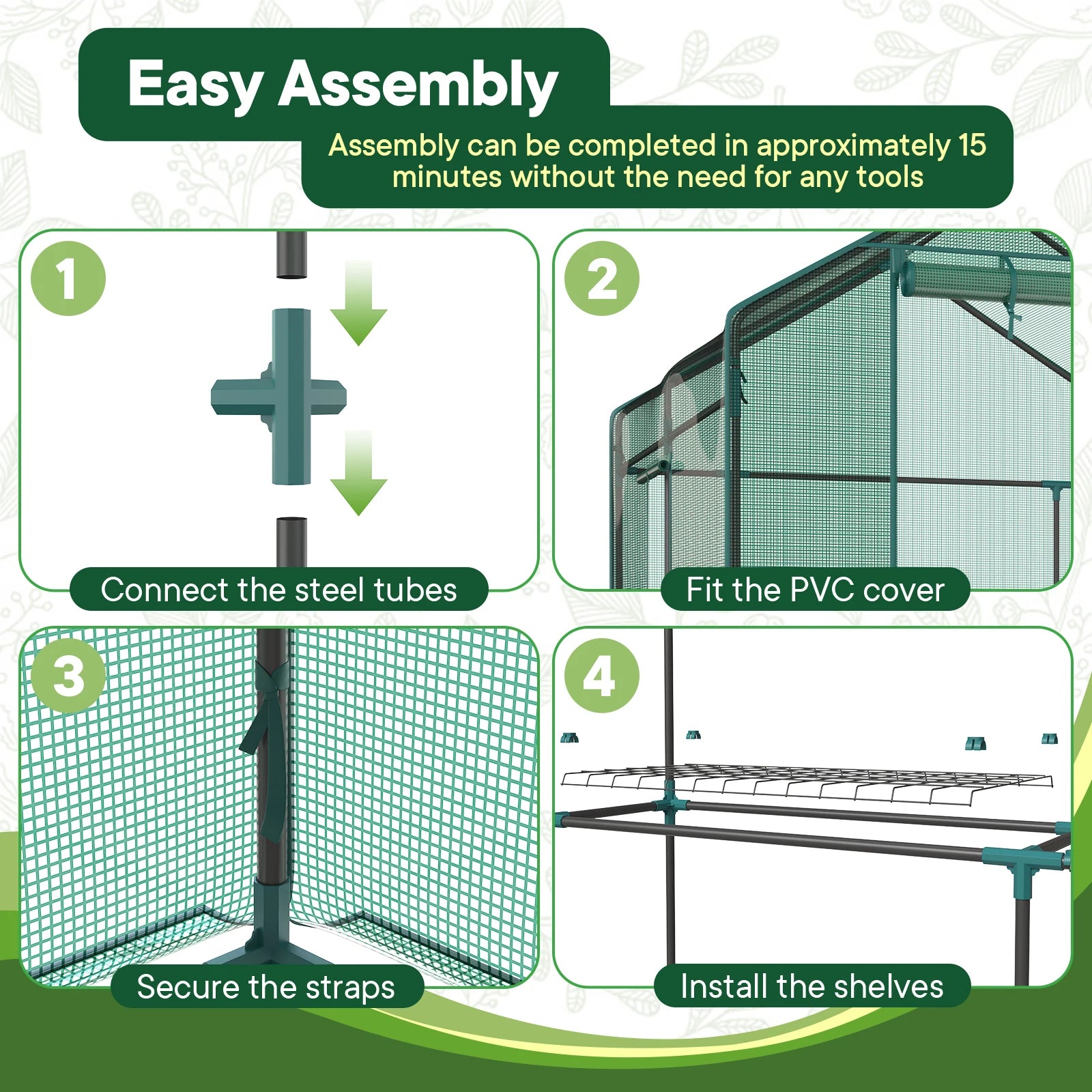 JHK Portable Walk In Greenhouse For Outdoor Plants by S And B Enterprise