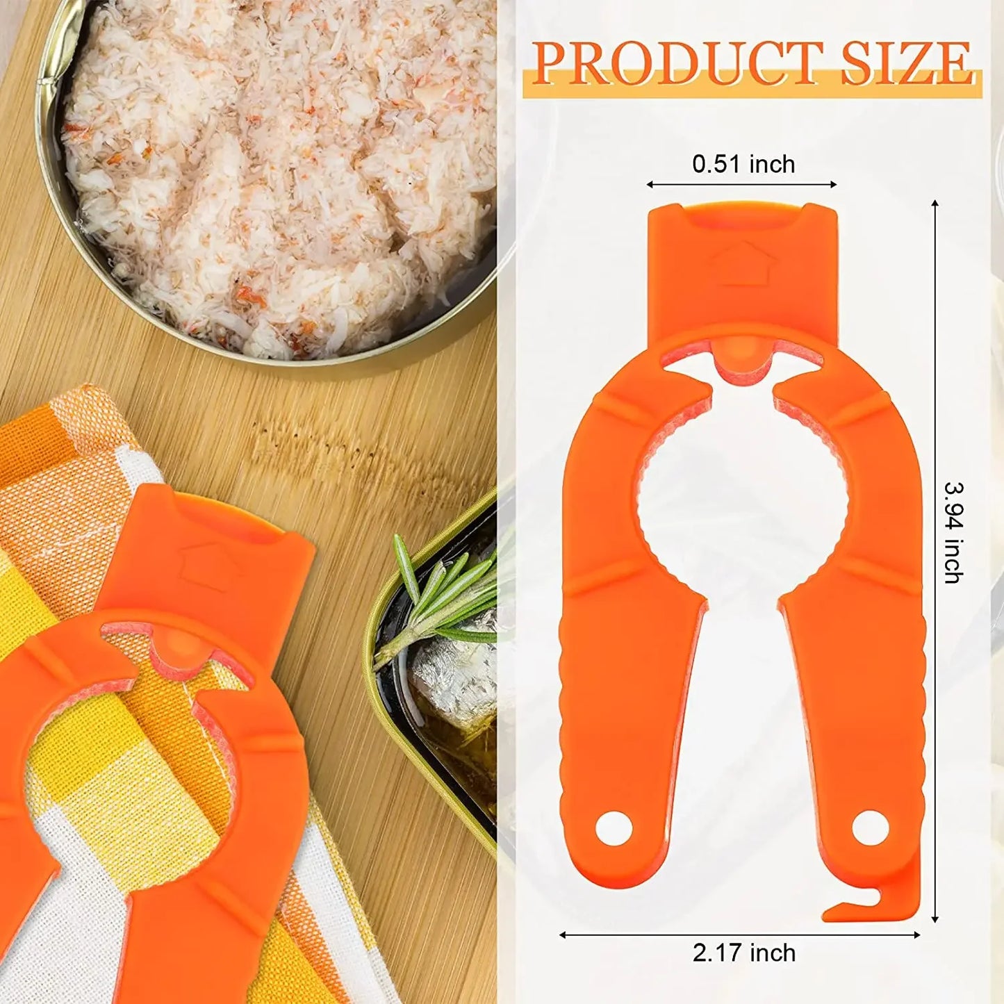 Multifunctional Bottle Opener Jar Lid Remover Gripper for Seniors by S And B Enterprise