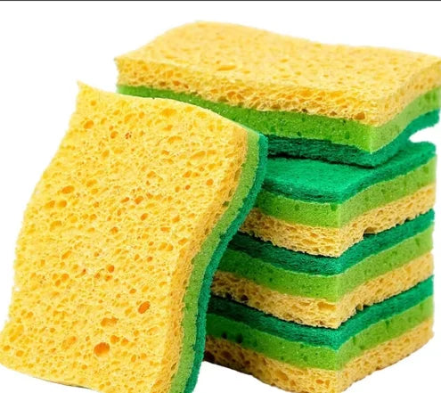 10pcs Kitchen Cleaning Sponges, Dishwashing Cloths, Multi-Functional Stain Removal Pads, Household Cleaning Supplies, Advanced Non-Scratch Dishwashing Sponges, Super Absorbent Durable Kitchen Sponges