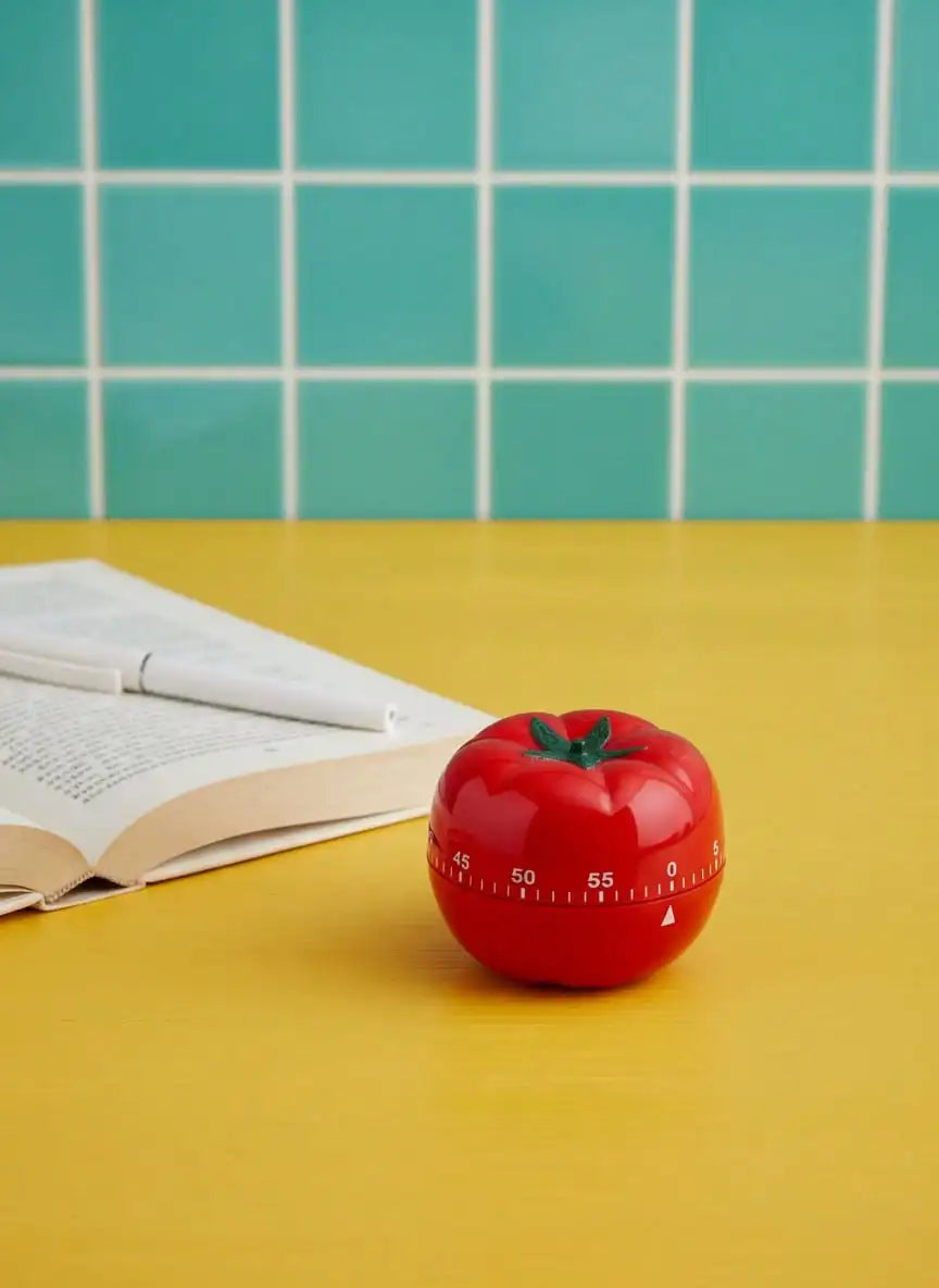Retro Tomato Wind Up Kitchen Timer For Cooking And Baking by S And B Enterprise