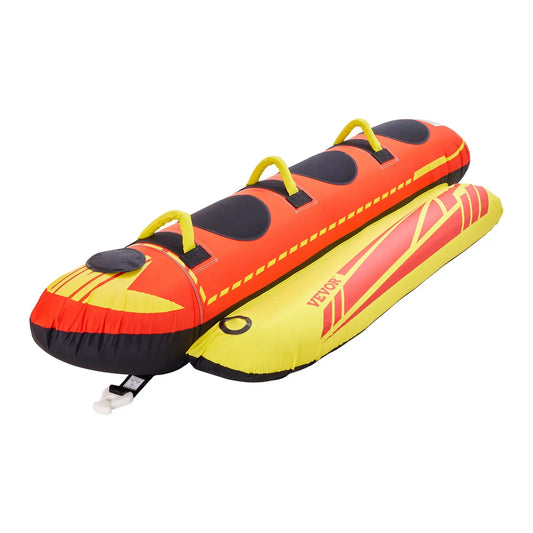 Towable Hot Dog Boat Tube For 1-3 Riders Inflatable