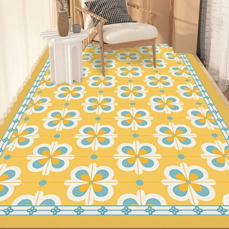 Balcony Mats Kitchen Floor Mat PVC Waterproof Sun-proof Carpet Leather Non-slip Dirt-resistant Rug Wear-resistant Ковер 러그 Tapis by S And B Enterprise