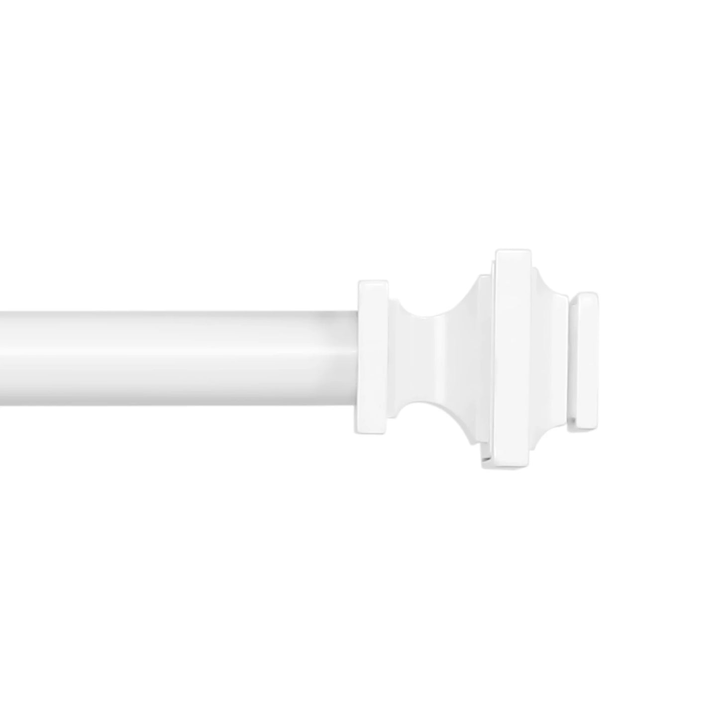 NONECN Adjustable Heavy Duty Curtain Rod Set With Telescopic Design