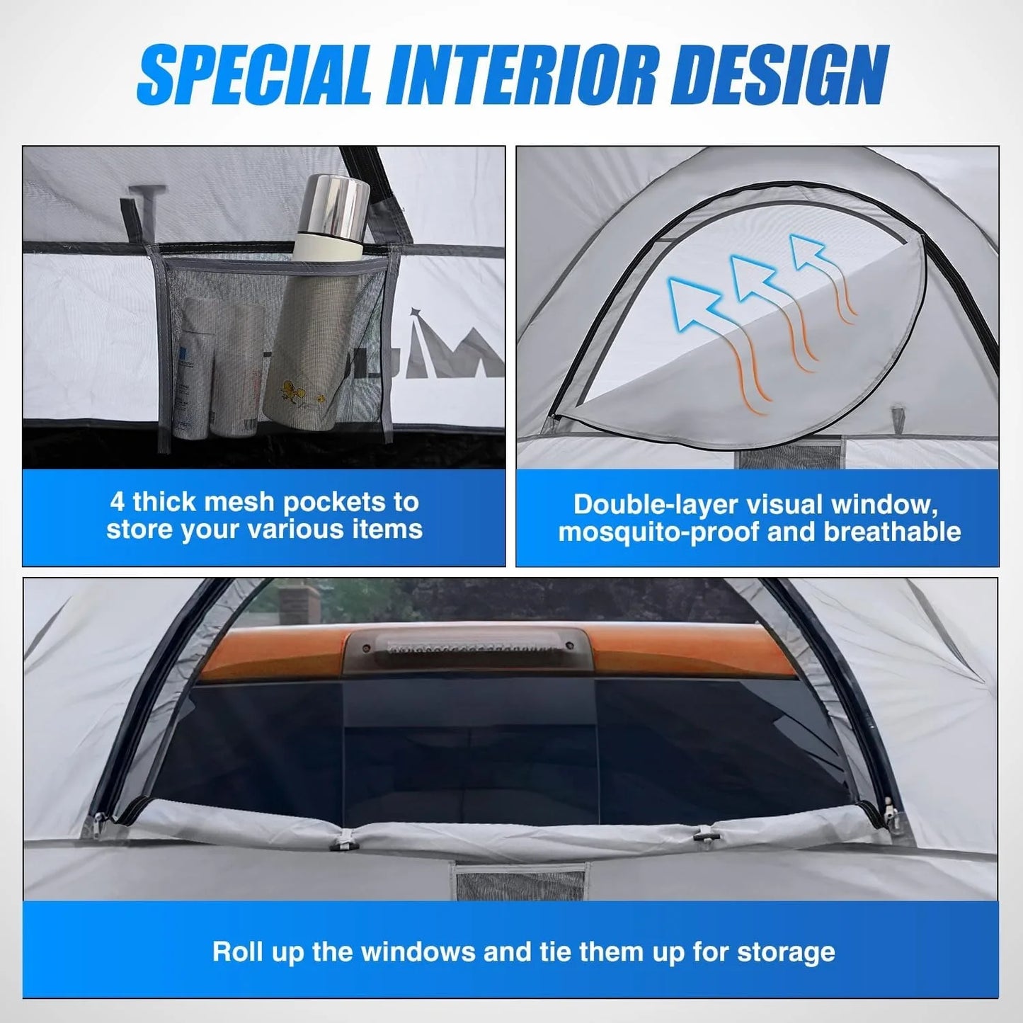 Two Person Truck Bed Tent Waterproof Outdoor Camping by S And B Enterprise