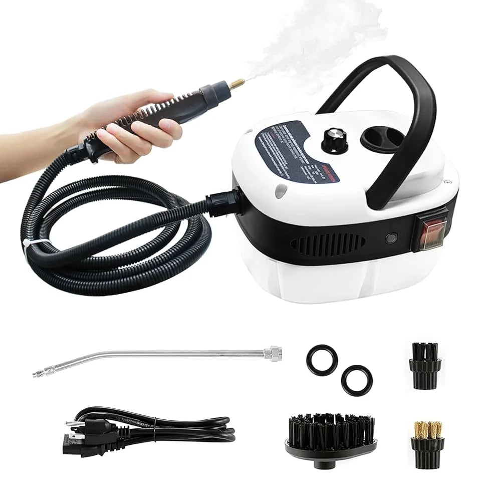 2500W Handheld Steam Cleaner With Accessories 110V US Plug by S And B Enterprise