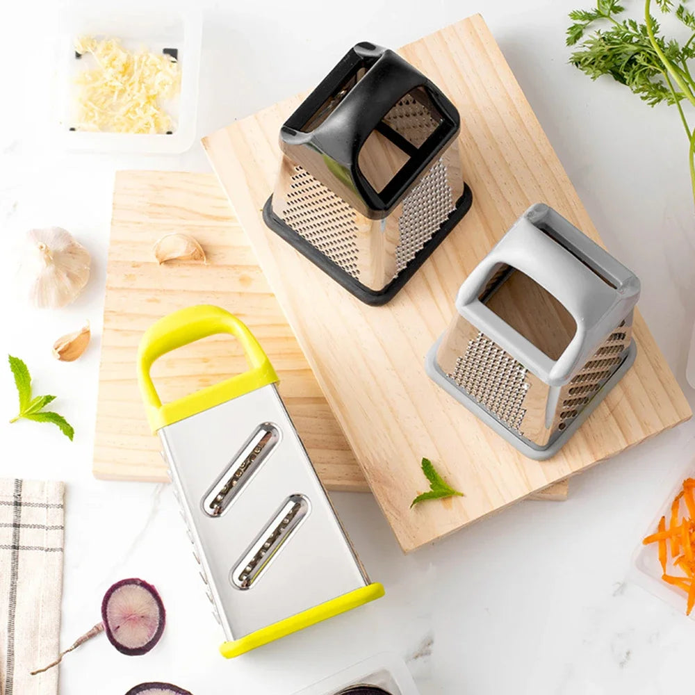 Multifunctional 4 Side Manual Vegetable Grater Chopper Stainless Steel by S And B Enterprise