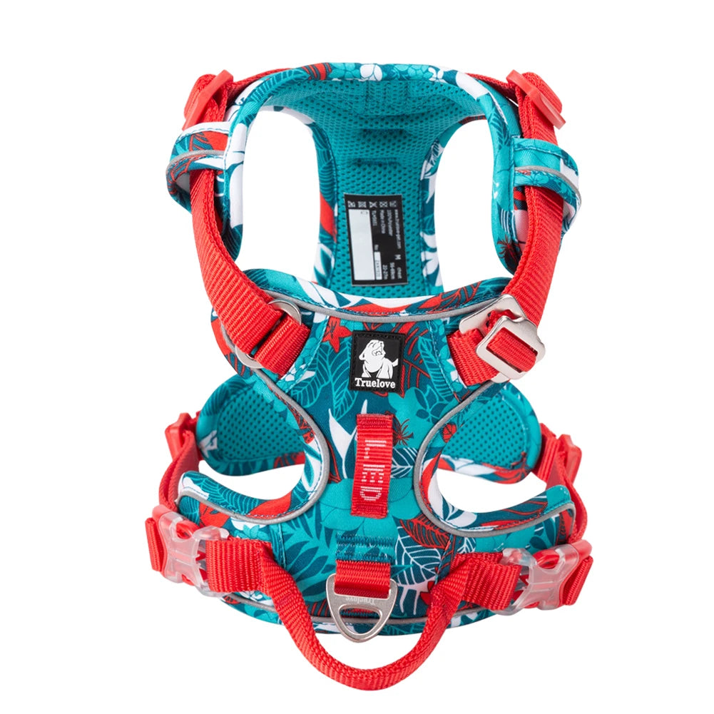 TRUELOVE No Pull Dog Harness Reflective Breathable Adjustable Training Vest by S And B Enterprise