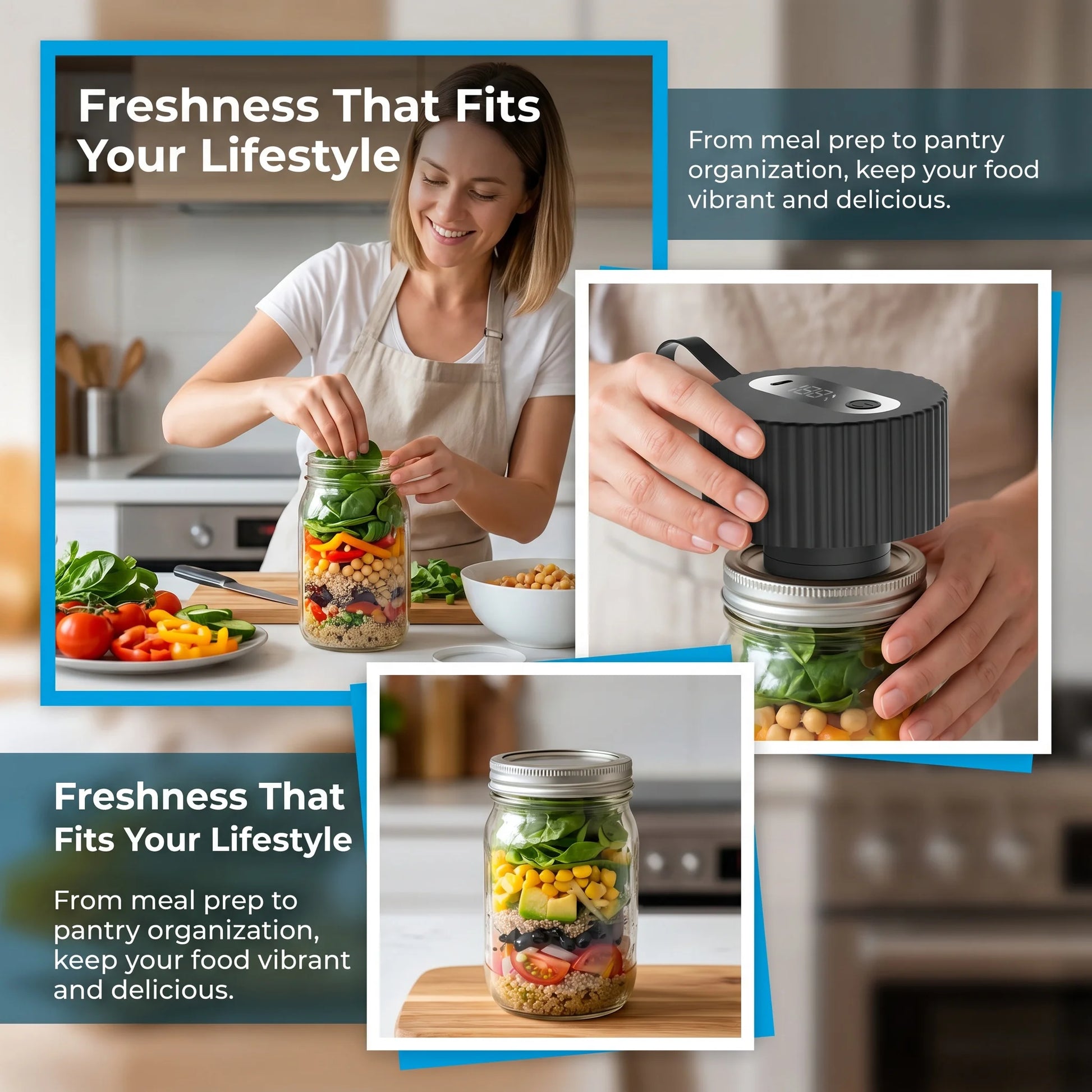 Three In One Electric Mason Jar Sealing Machine With Lids by S And B Enterprise