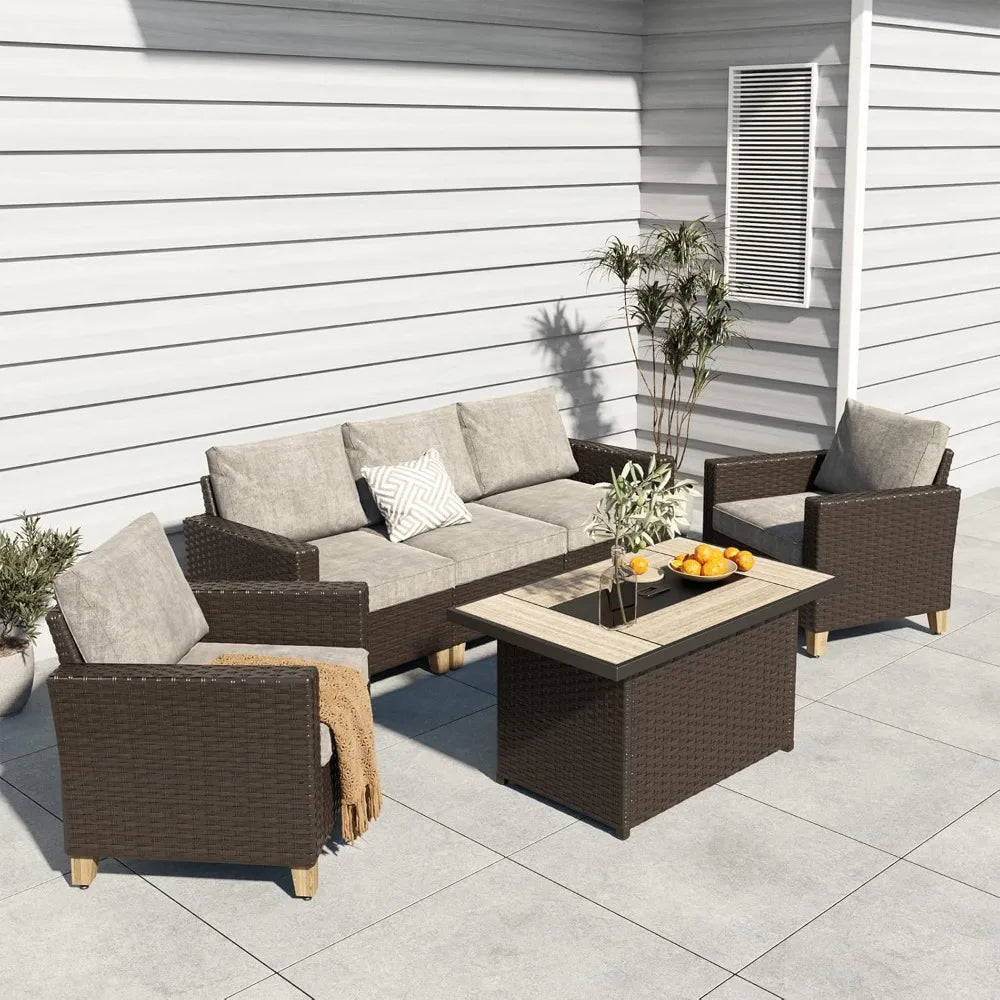 Grand Patio Gas Fire Pit Table Outdoor 50000 BTU Propane