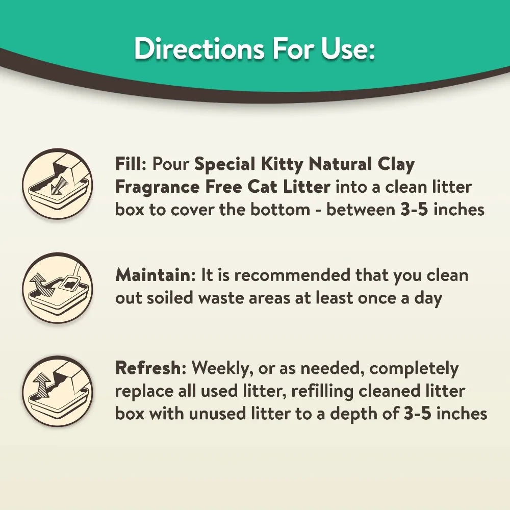 Special Kitty Clumping Cat Litter With Natural Fresh Scent