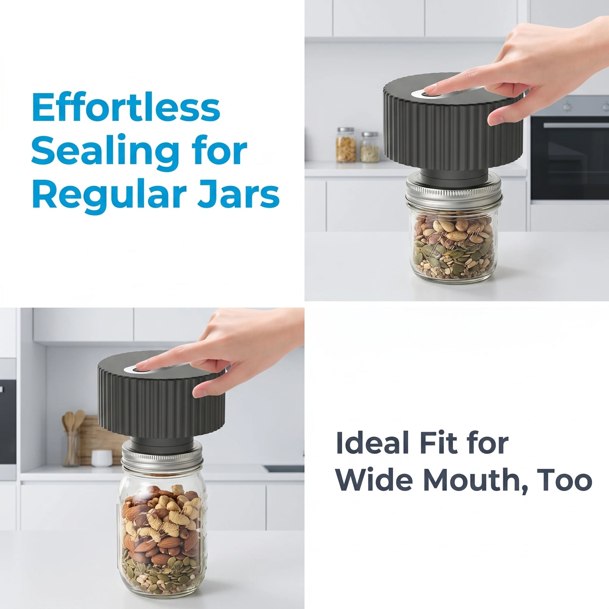 Three In One Electric Mason Jar Sealing Machine With Lids by S And B Enterprise