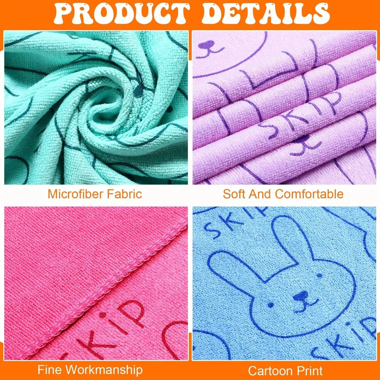 Quick Dry Ultra Fine Fiber Pet Towel for Small Pets