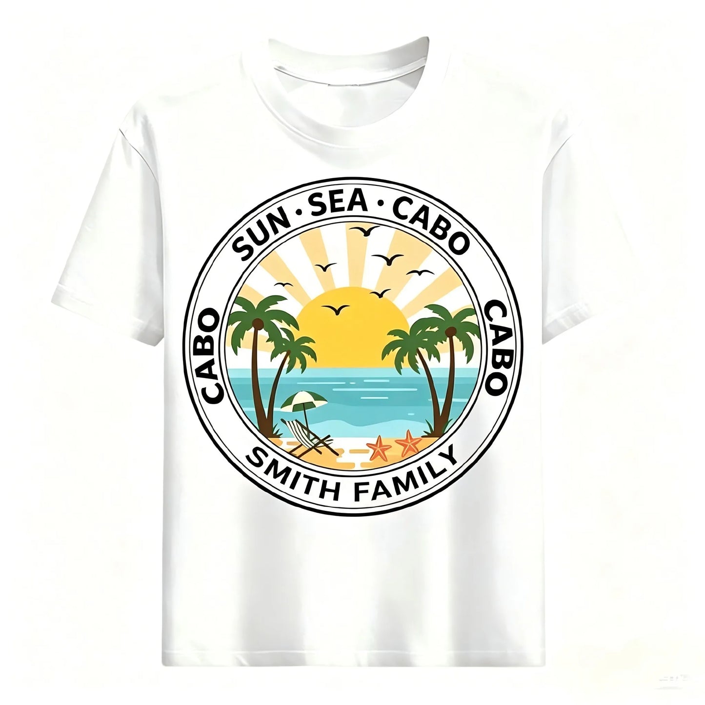 Personalized Summer Vacation Shirt For Family Cruise Graphic Tee