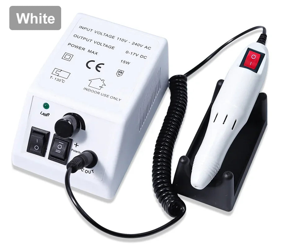 High Power Nail Drill Machine Electric Manicure Milling Cutter Kit