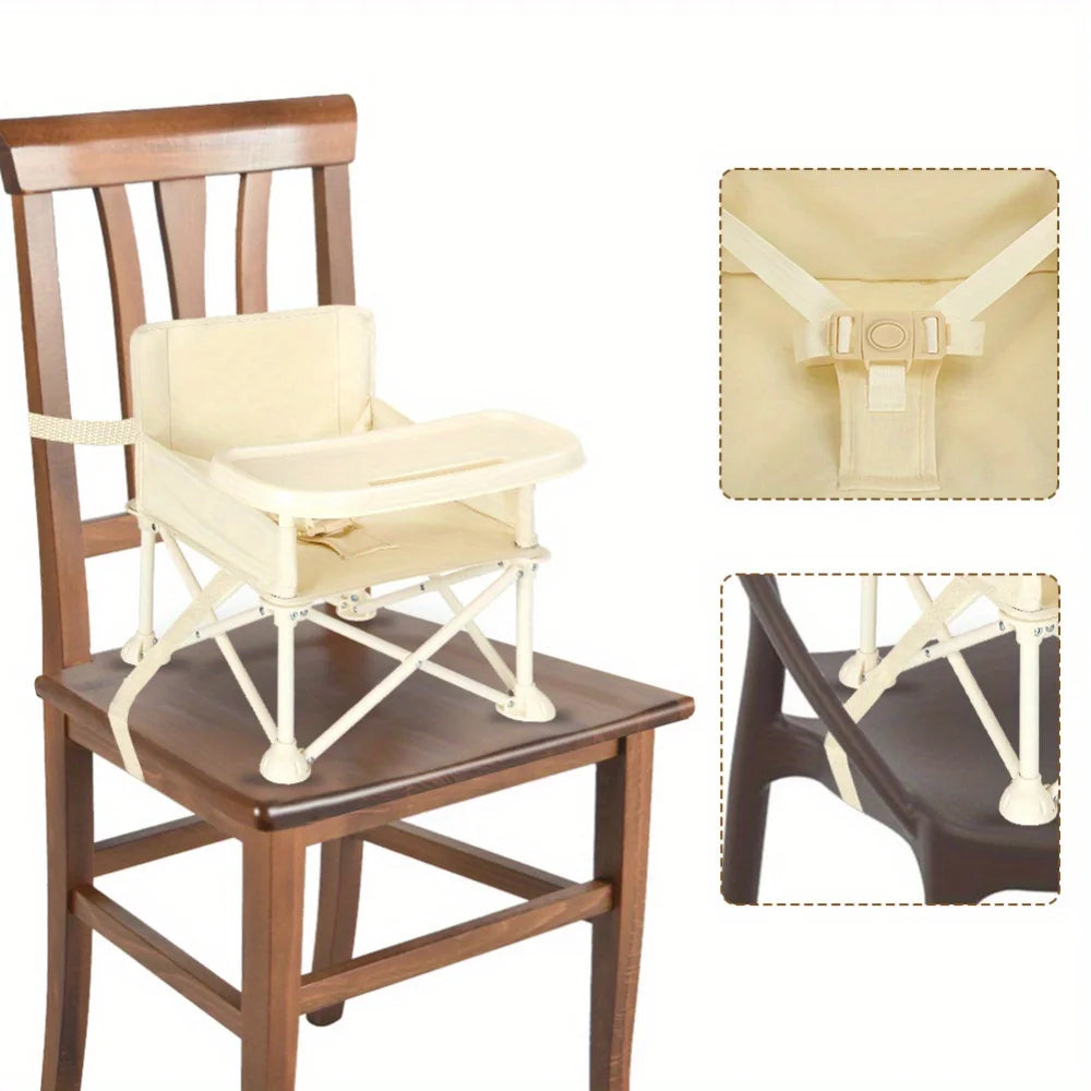 Ubravoo Baby Booster Seat With Adjustable Footrest And Cushion