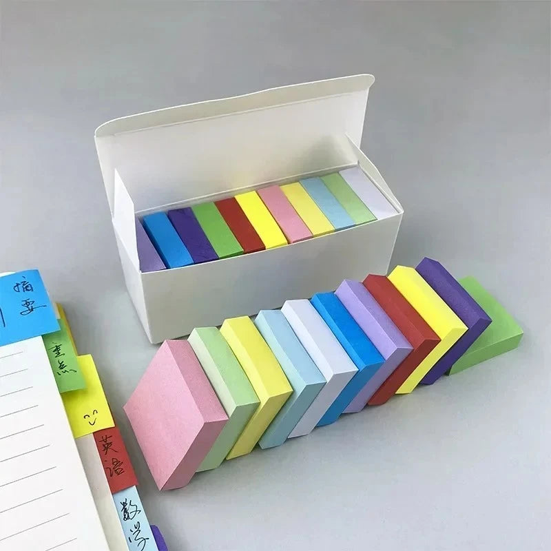 11pcs/Set Fluorescent Color Sticky Notes Posted It Note Pads Planner Stickers Notepad Memo Pad for School Office Supplies by S And B Enterprise
