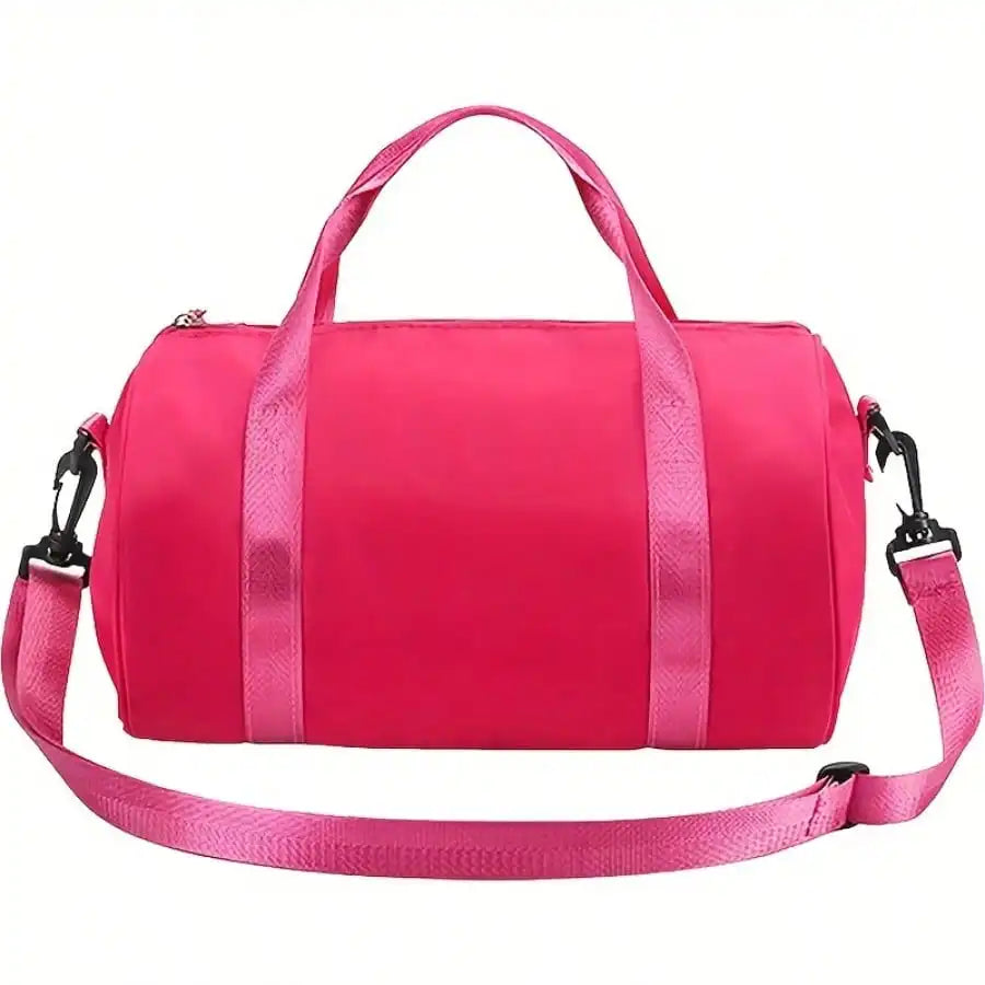 Mini Gym Bag Small Barrel Duffle Crossbody Tote For Women Men Workout Bag Lightweight For Weekender Travel Sports Yoga Fitness Dance by S And B Enterprise